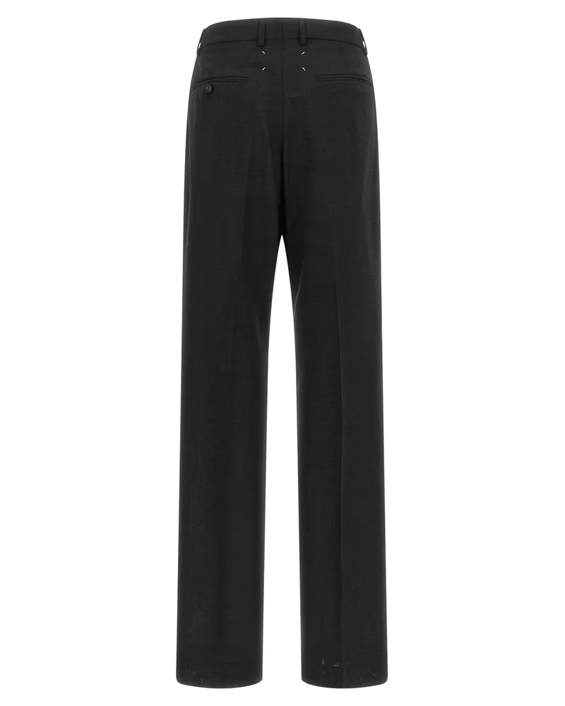 Maison Margiela Four Stitches Trousers — Black Black