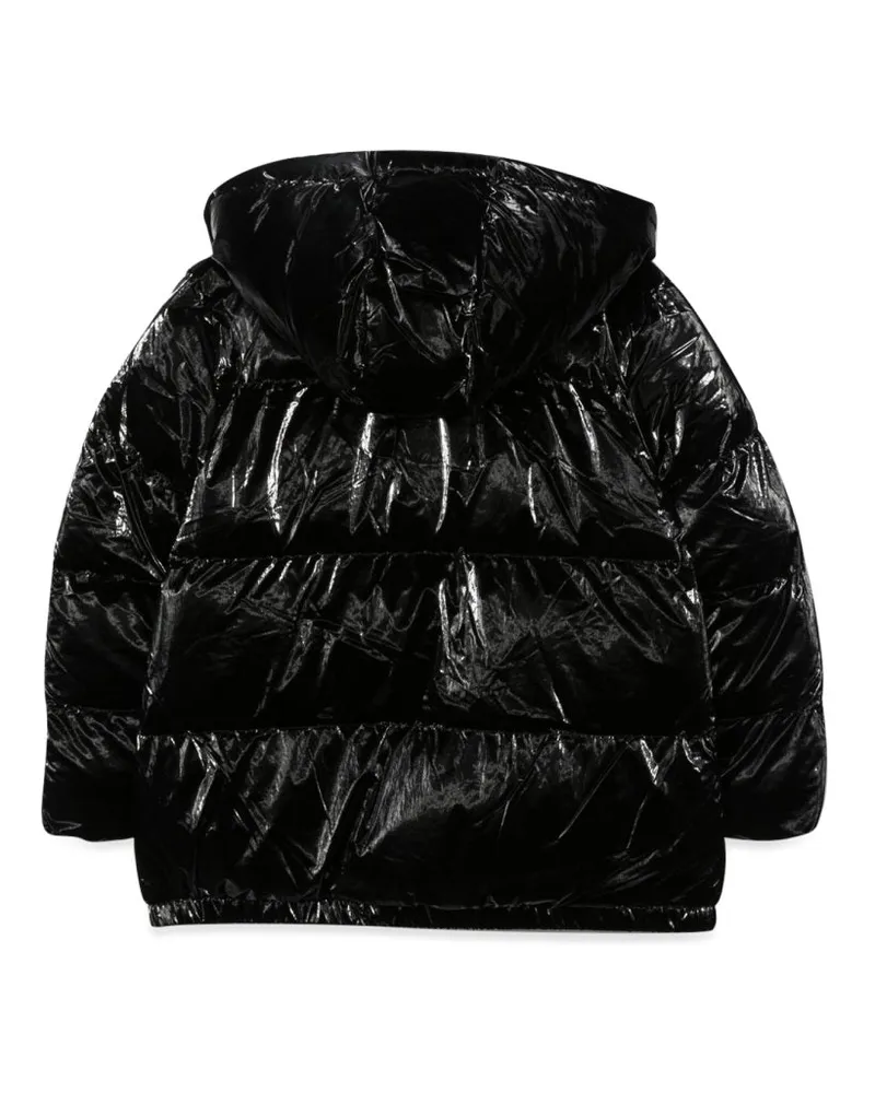 Michael Kors Hooded Down-Insulated Down Jacket — Black Black