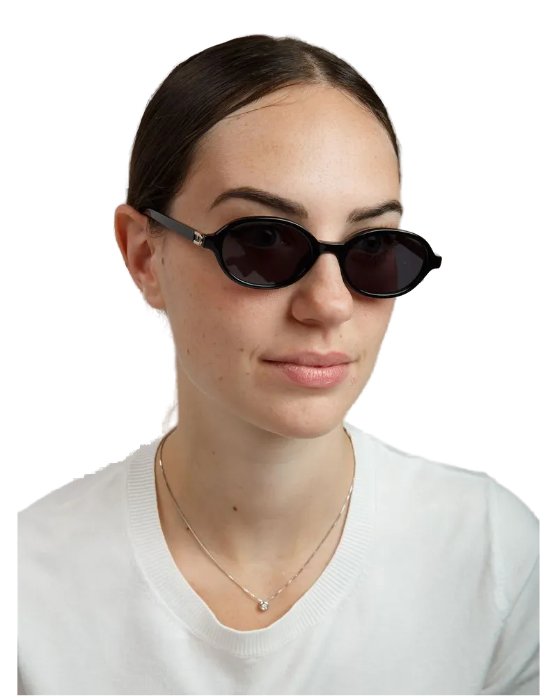 Furla Women's Sunglasses Glossy Black Acetate Eyewear Black