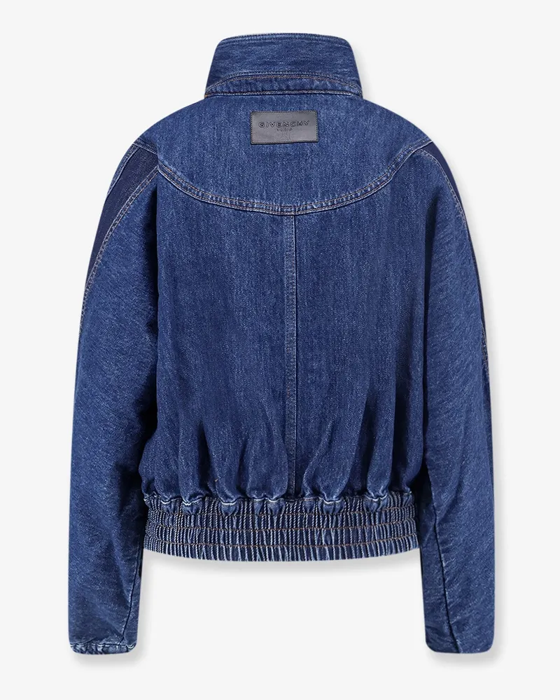 Givenchy Women's Denim Jacket Blue Cotton Blue