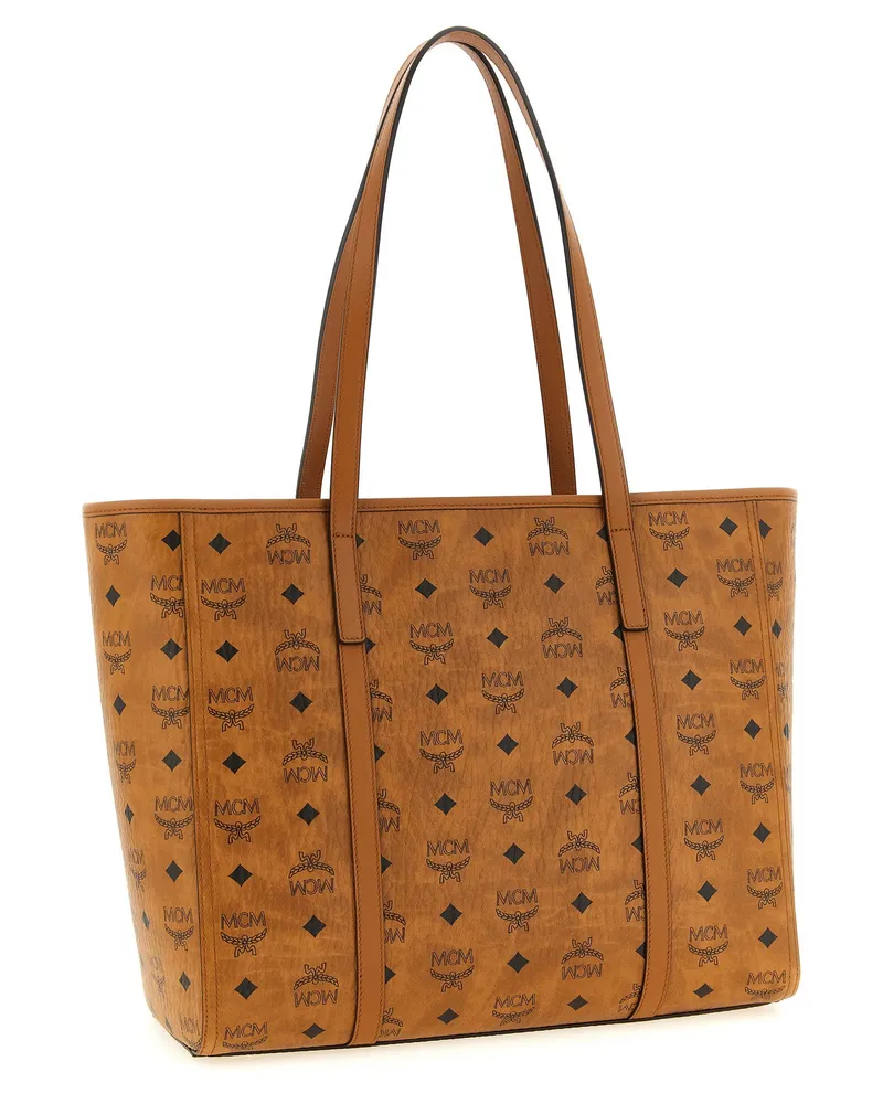 MCM Toni Tote Bag — Cognac Cognac