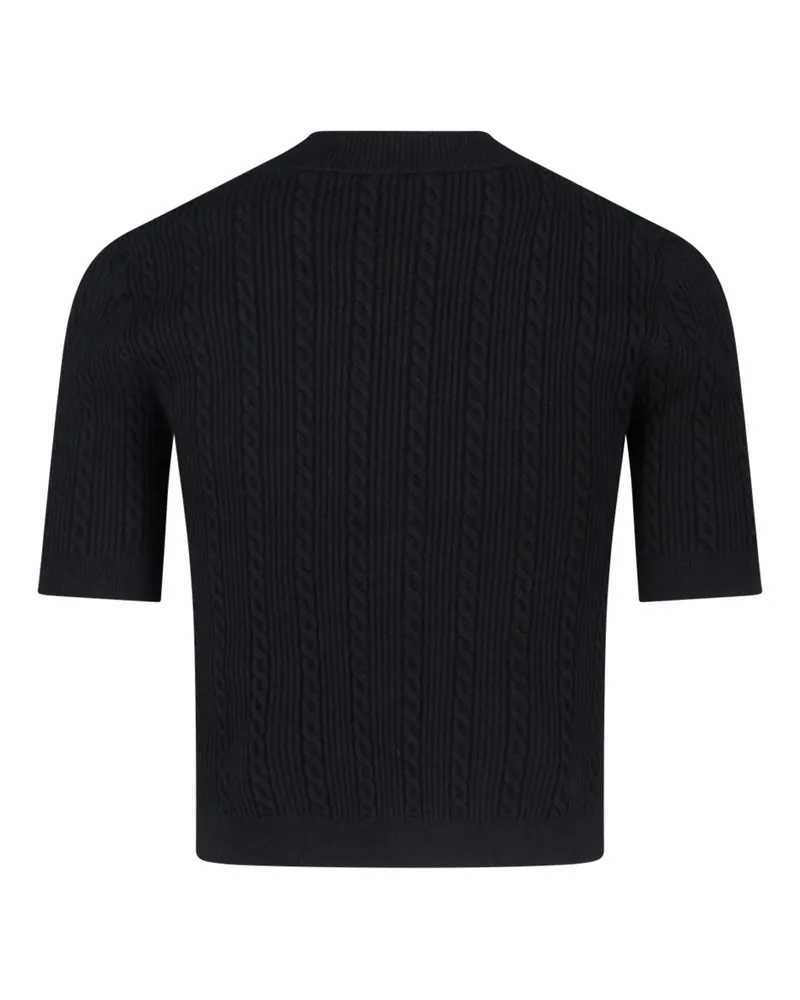 Balmain Women's Sweaters Black Viscose Black