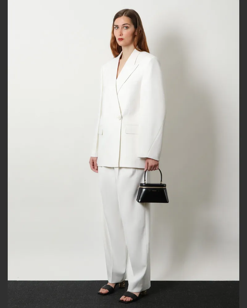 Givenchy Women's Wool And Mohair Trousers White White