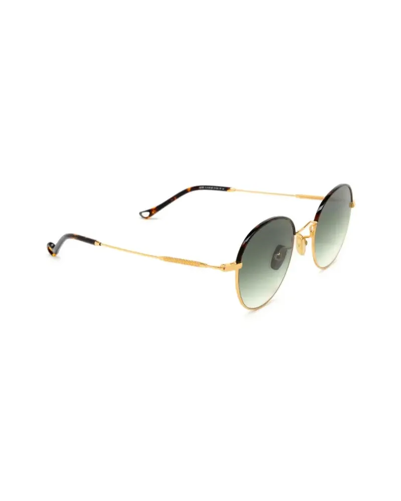 Eyepetizer GOBIC4M25 Round Metal Frame Sunglasses — Gold Gold