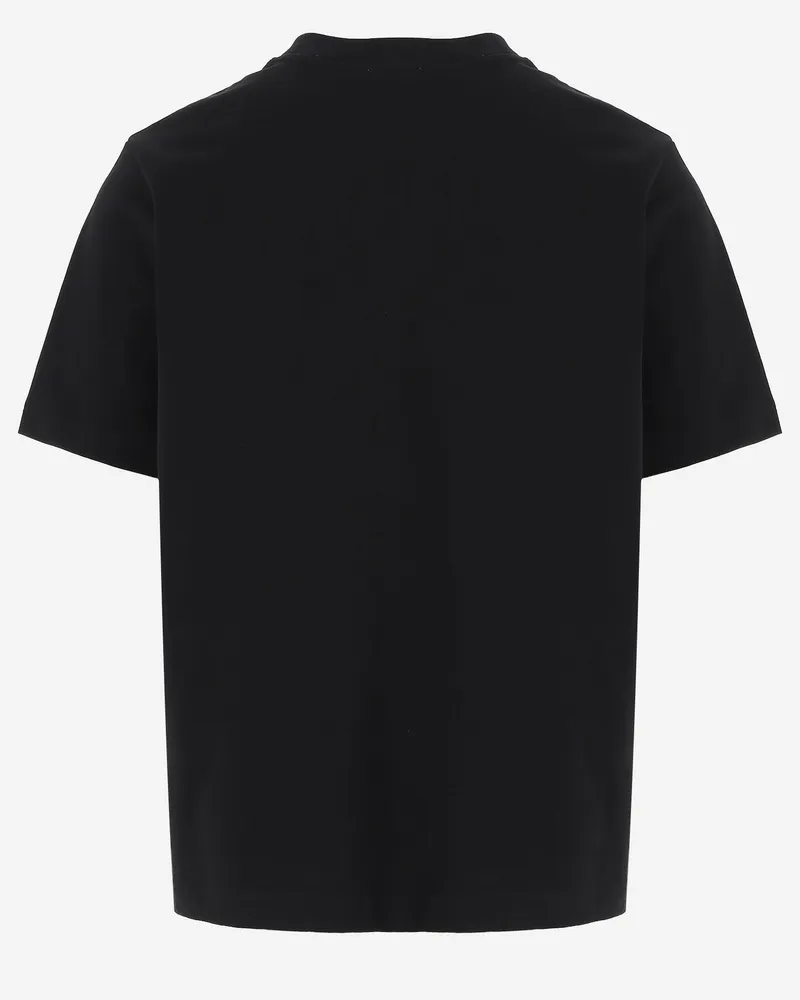 Casablanca Paris Men's Organic Cotton T-Shirt Black T-Shirts And Polos Black