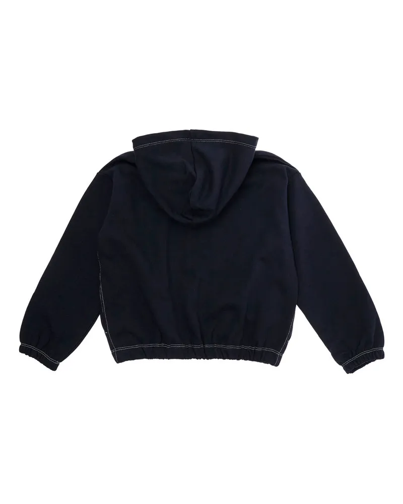 MAX&Co. Hooded Sweatshirt Girls Blue Cotton Hoods & Sweatshirts 
