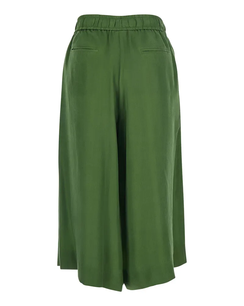 ..,merci Women's Bermuda Shorts P427 Green Cotton Green