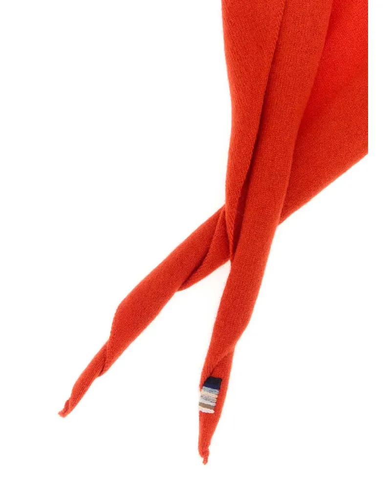 extreme cashmere Women's Red Cashmere Blend Nâ°35 Foulard Tomato Sciarpe E Scarfs Red