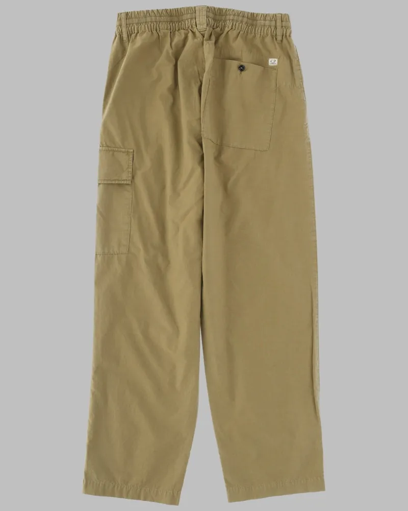 C.P. Company 100% Cotton Trousers — Green Green