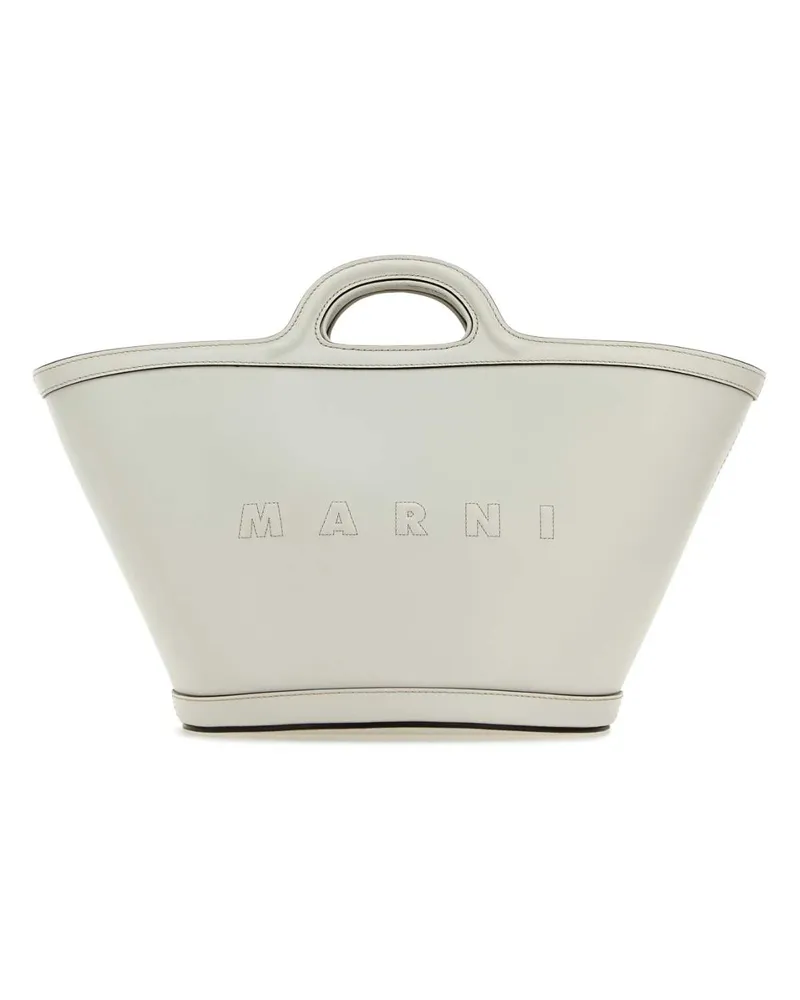 Marni Tropicalia Top Handle Bag — White White