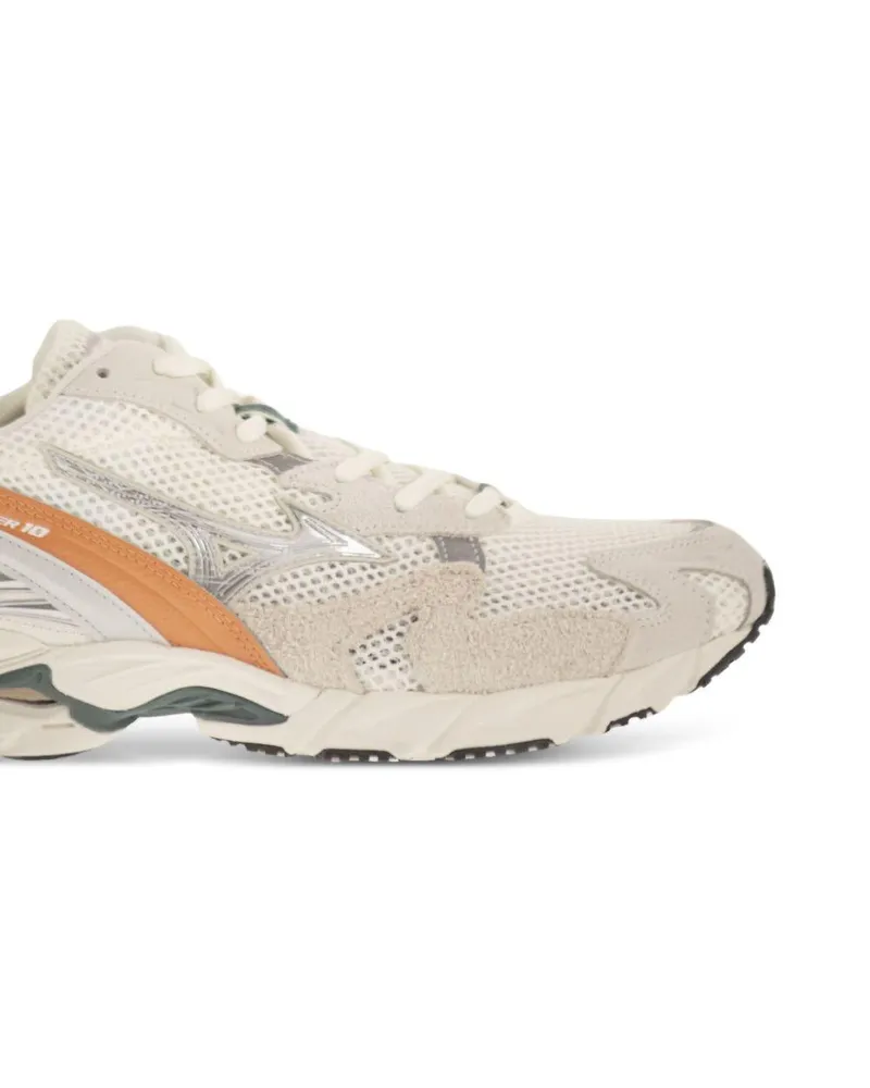 Mizuno Unisex Sneakers Wave Rider 10 White Trainers White