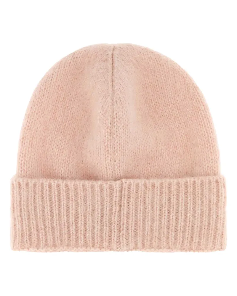 Miu Miu Hat Mohair Blend Beanie — Pink Pink
