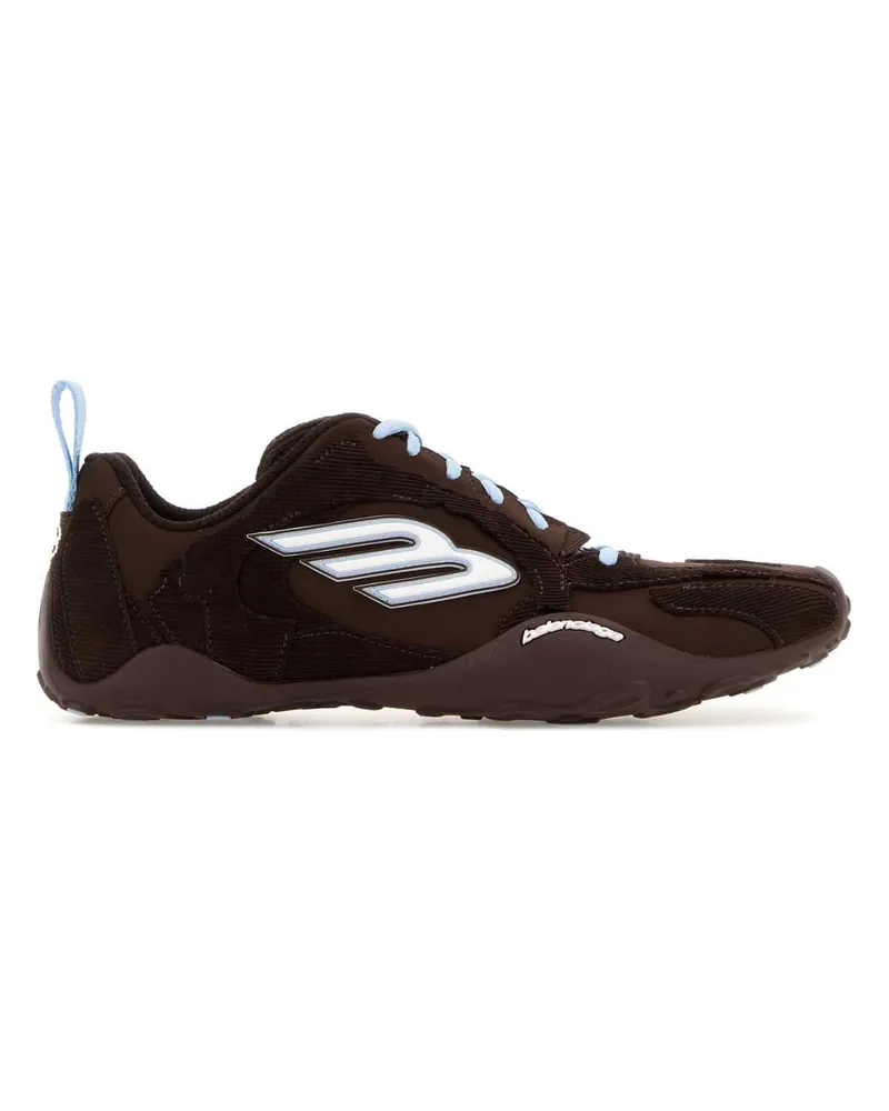 Balenciaga Women's Monday Ultra Sneaker Brown Polyester Recycled Cotton Brown