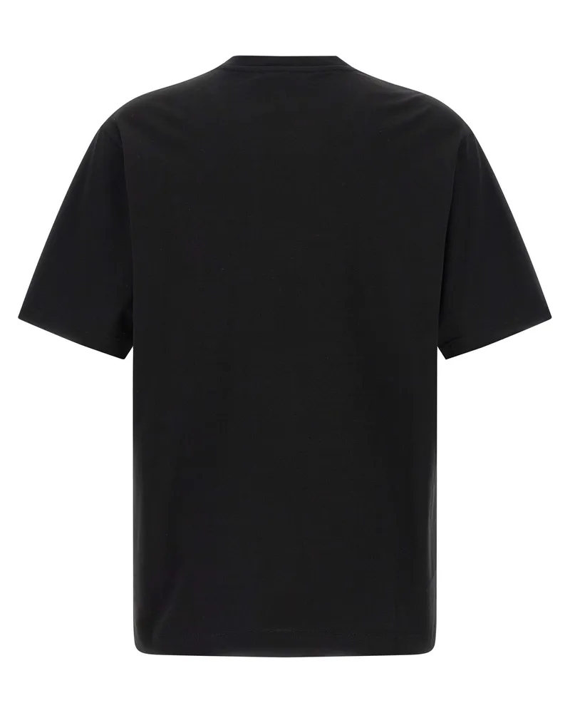 Dolce & Gabbana Men's Bicolor Cotton T-Shirt Black