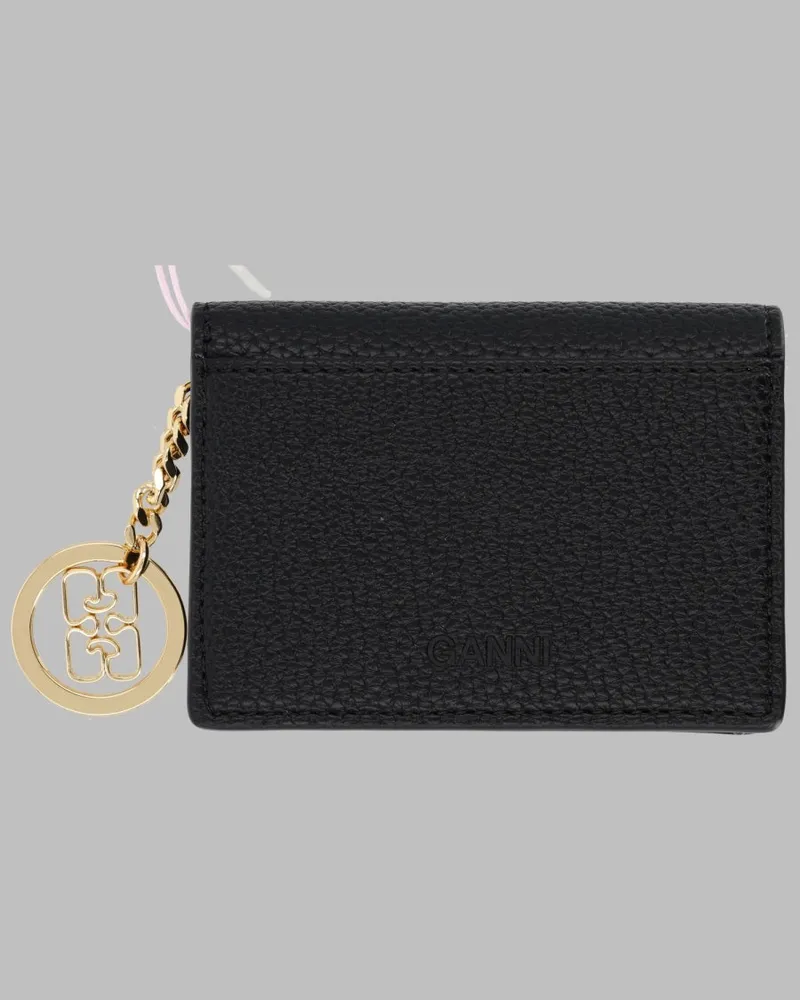 Ganni Card Case — Black Black