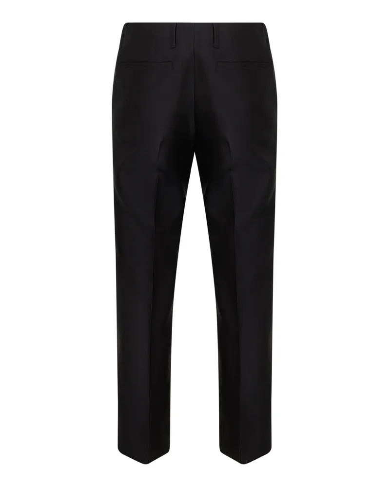 Dries van Noten Women's Trousers Cropped Black Cotton Black