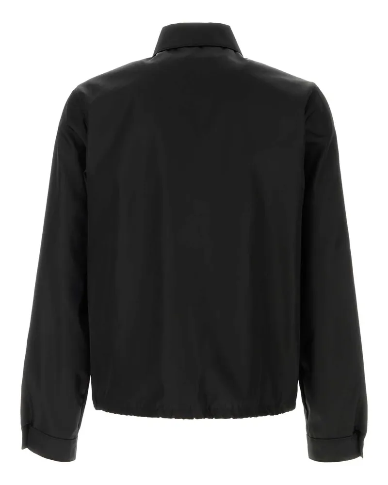 Prada Men's Black Re-Nylon Jacket Nero Exterior: Recycled Nylon Giubbini Nero