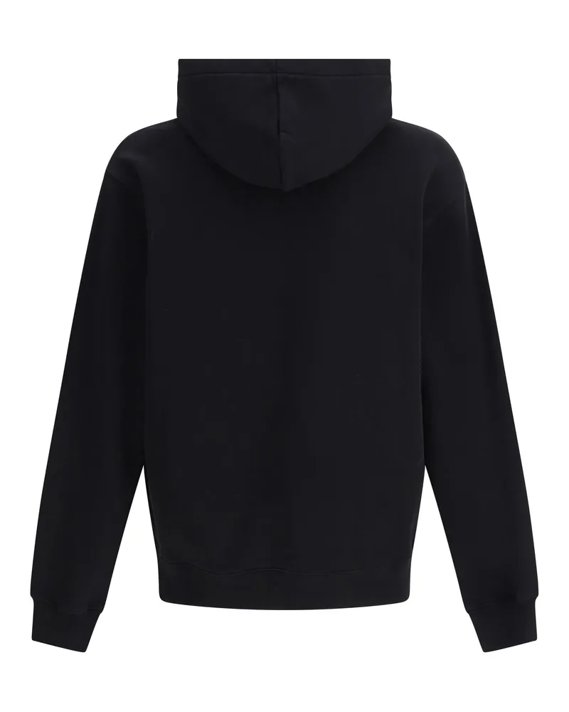 Jacquemus Men's Hooded Sweatshirt Black Cotton Sweatshirts Sweater Black