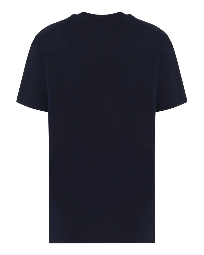 Vivienne Westwood Women Cotton Crew-Neck T-Shirt Blue T-Shirts & Jerseys Navy