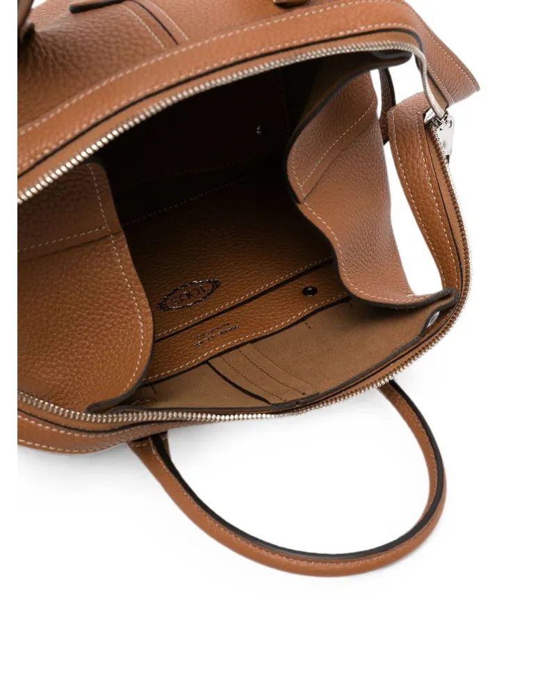 TOD'S Top Handle Bag — Brown Brown