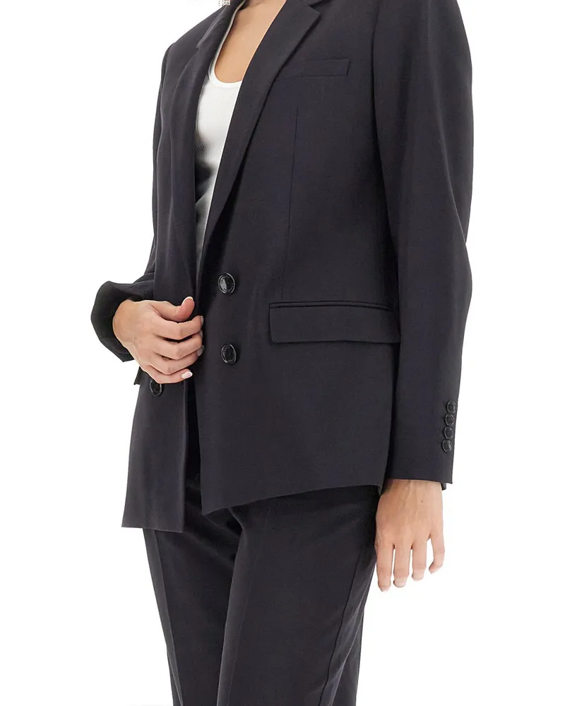 Isabel Marant Double-Breasted Viscose Jacket — Black Black