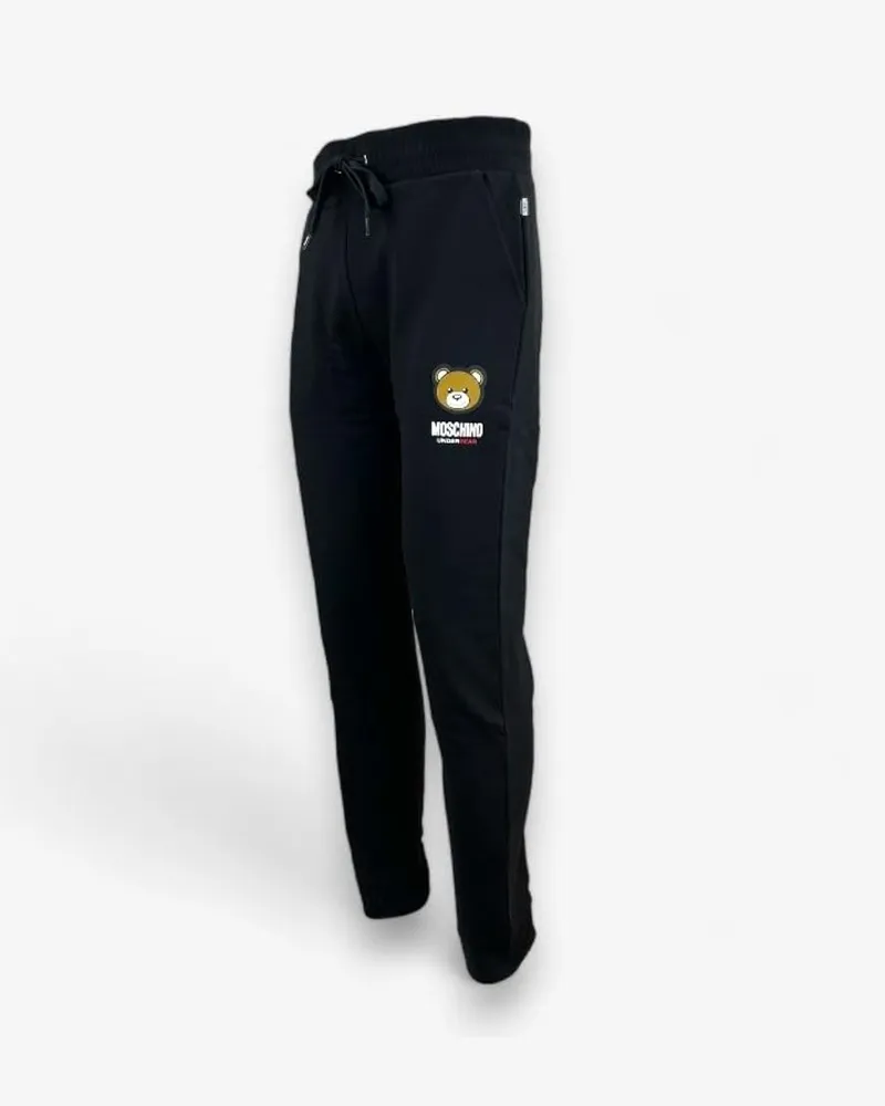 Moschino Cotton Joggers — Black Black