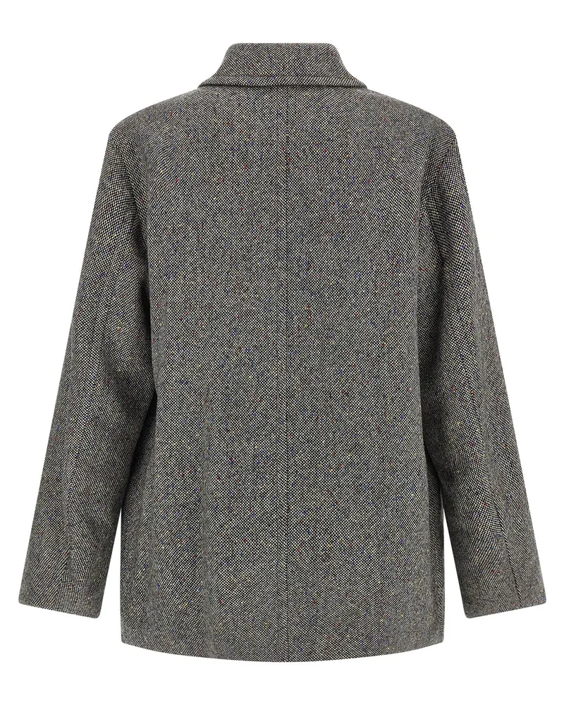 Dries van Noten Randale Coat — Gray Gray