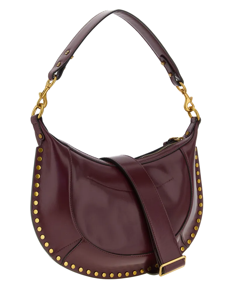 Isabel Marant Women's Bordeaux Calfskin Shoulder Bag Bordeaux