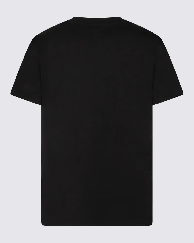 Moschino Men T-Shirts And Polos Black _100 % Co Black