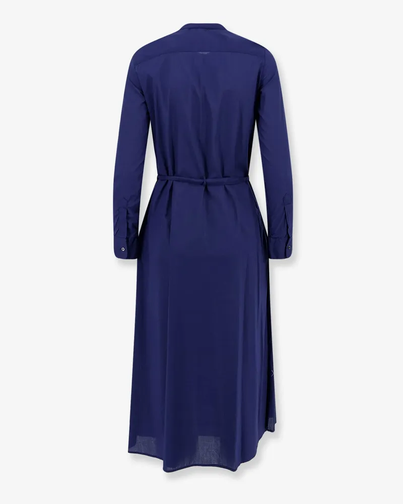 ASPESI Women's Cotton Dress Blue Blue
