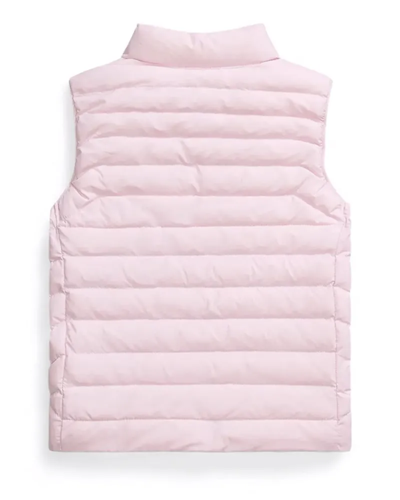 Ralph Lauren Sleeveless Tailored Vest — Pink Pink