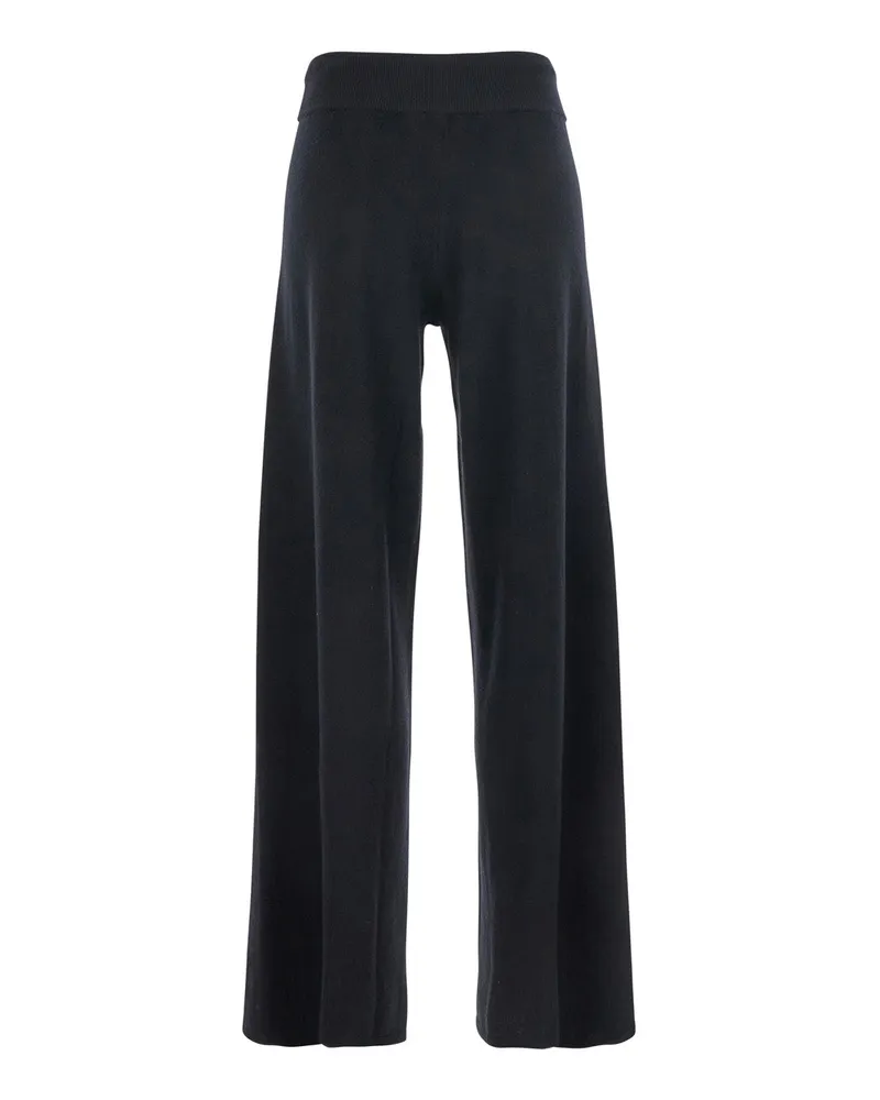Lisa Yang Women's Trousers Sofi Black Cashmere Knitted Black