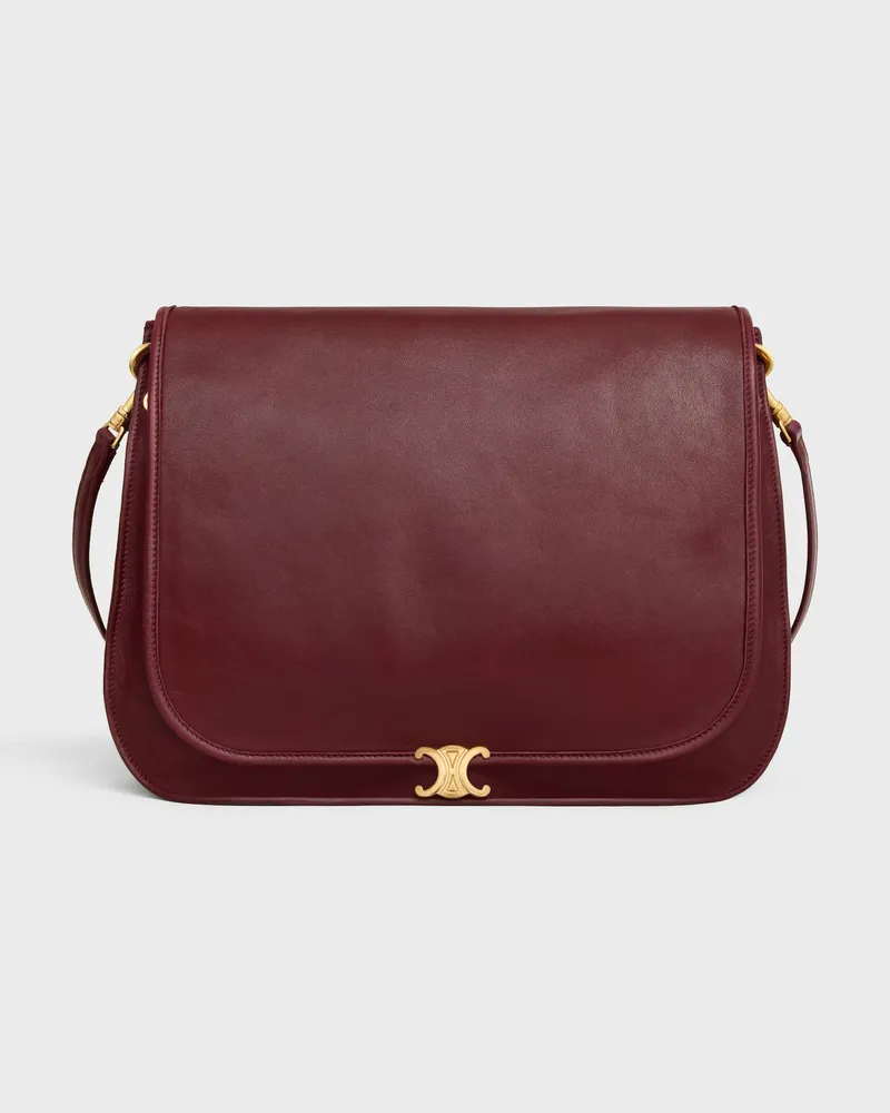 Celine Besace Shoulder Bag — Red Red