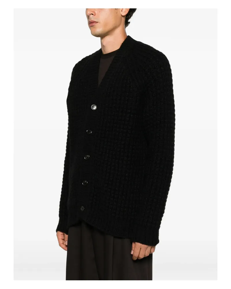 Roberto Collina Nero Cardigan — Black Black