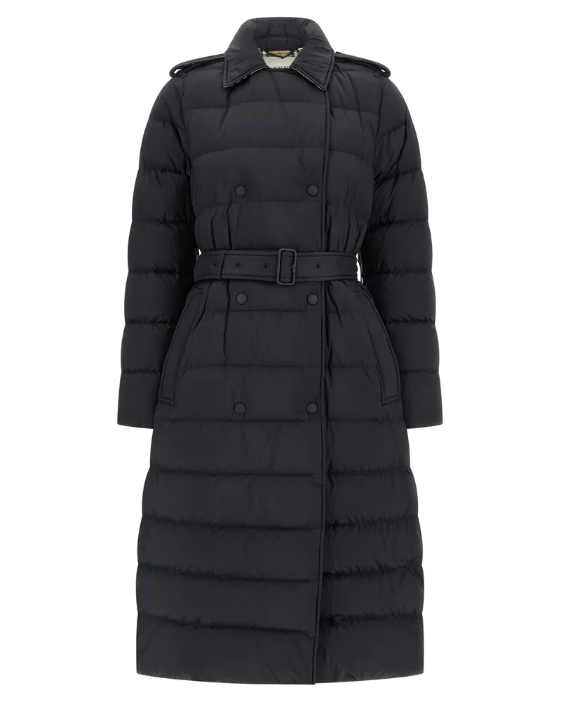 Burberry Trench Coat — Black Black