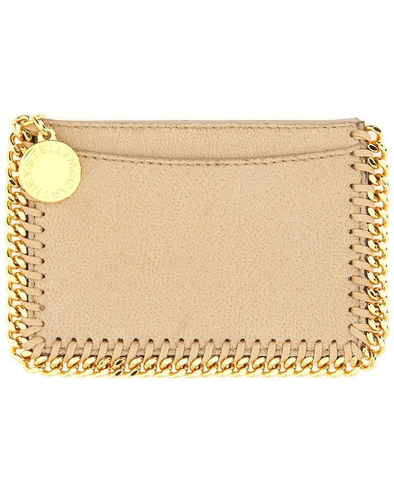 Stella McCartney Falabella Card Case — Beige Beige