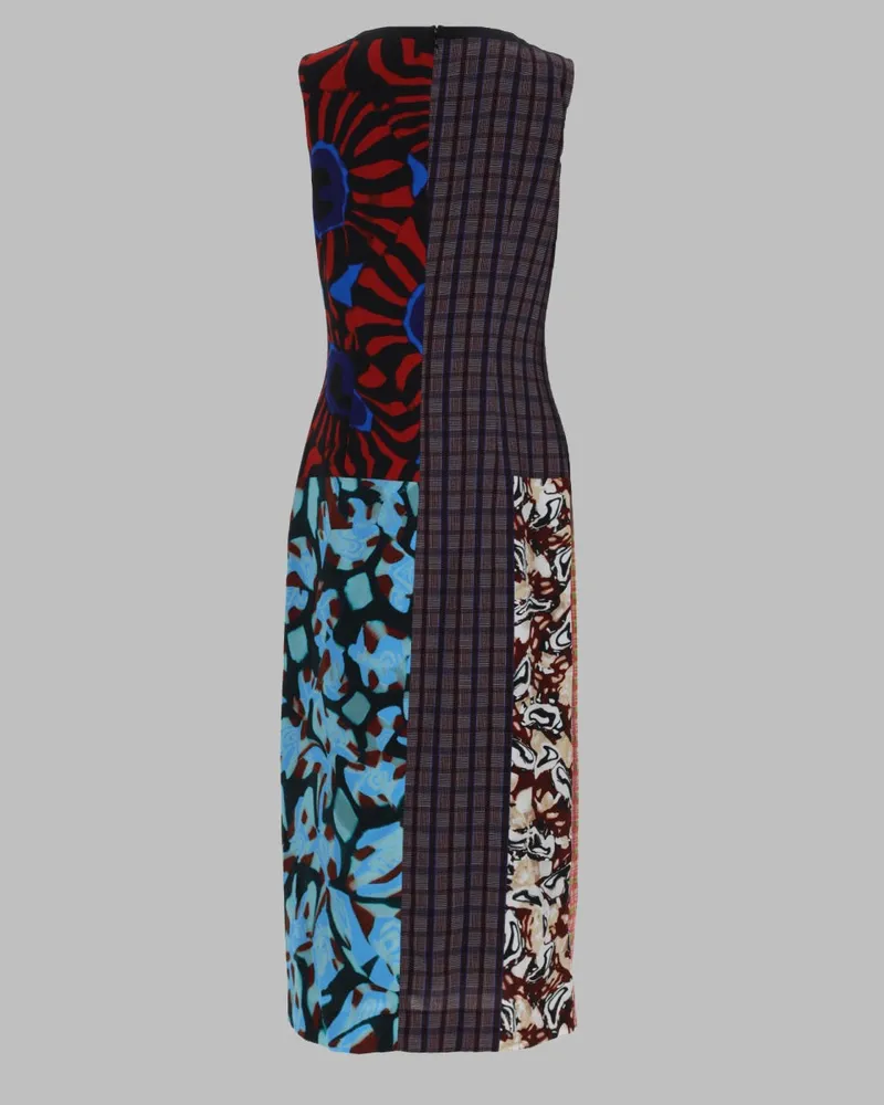 Dries van Noten Dropps Dress — Multicolor Multicolor