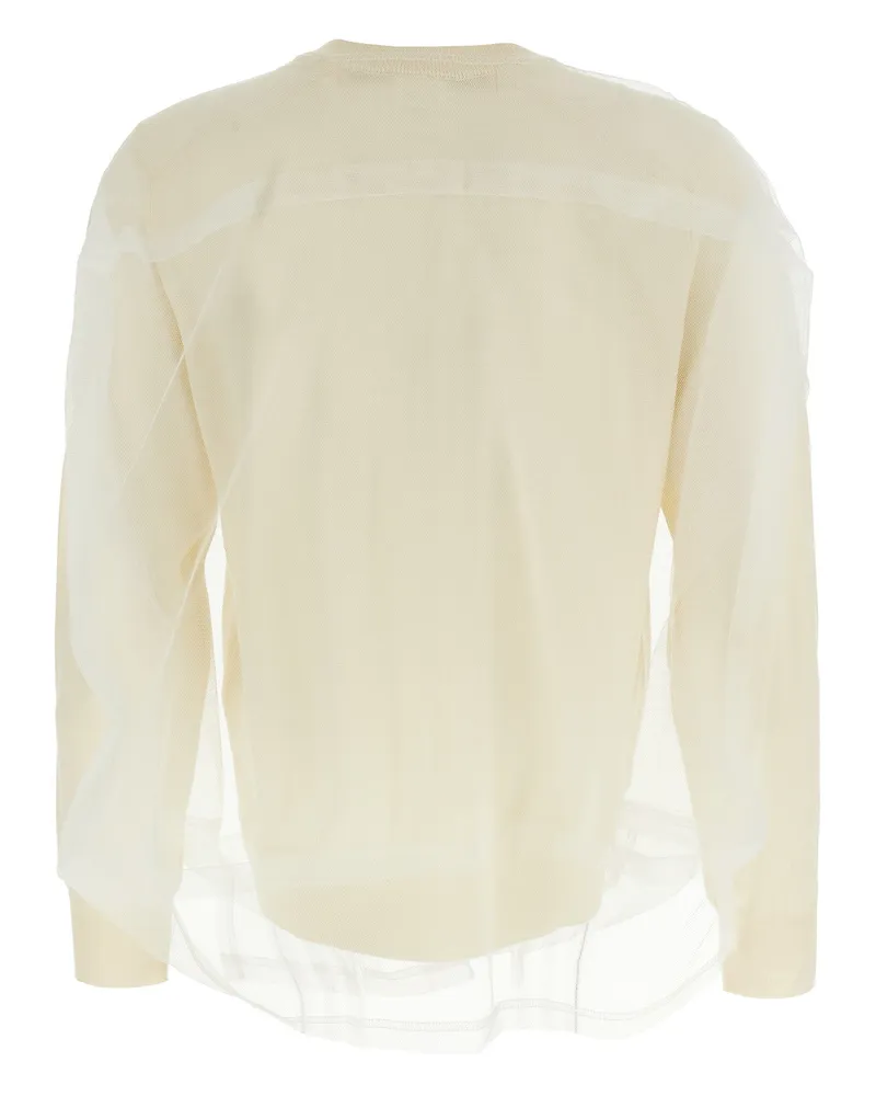 Comme des Garçons Women's White Wool Cardigan Clothing White