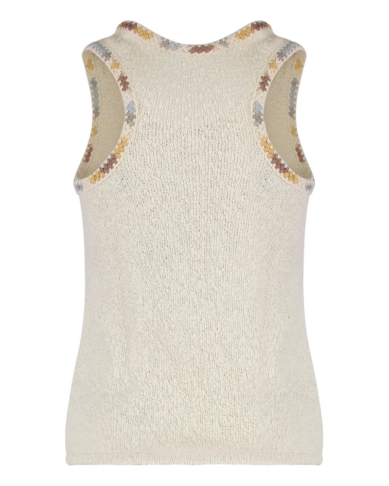 Kristina Ti Cotton Knit Tank Top — White White