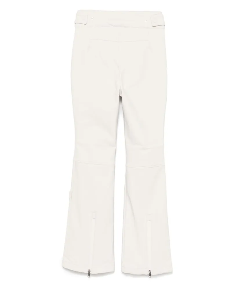 Yves Salomon Women's Flared Ski Trousers Aw25 W Off-white