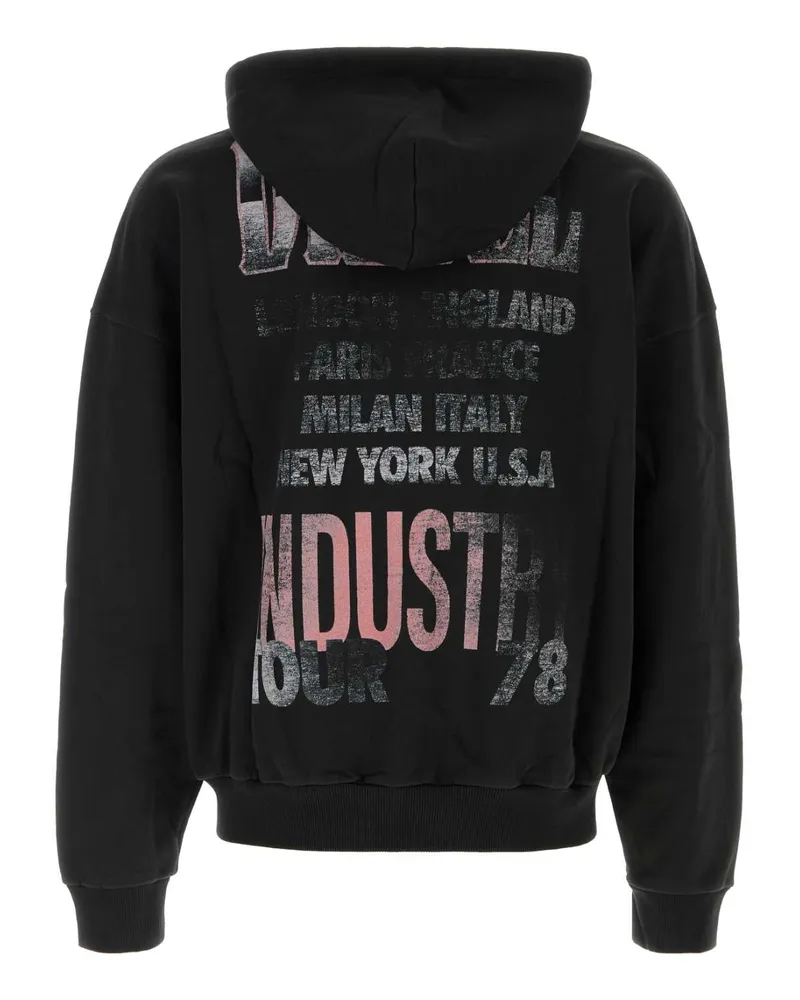Diesel Distressed Graphic Sweatshirt — Black Black