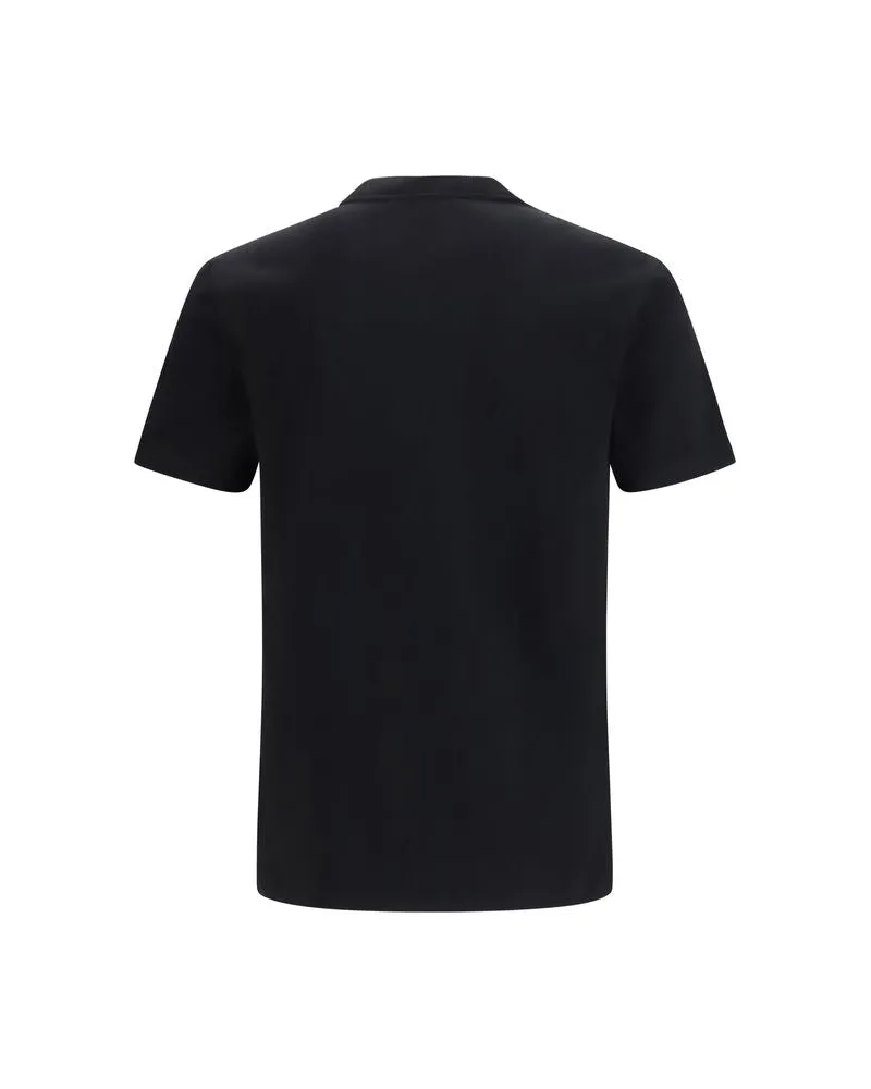 Versace Men's Black Cotton T-Shirt Black