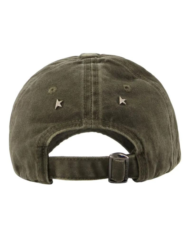 Golden Goose Unisex Journey Cap -  Cotton Khaki Accessories Hats Khaki