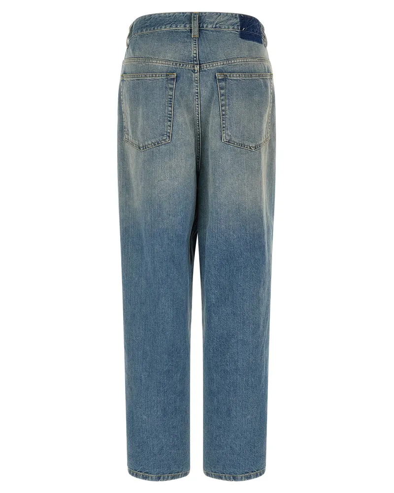 Maison Margiela Deconstructed Denim Jeans — Light Blue Light