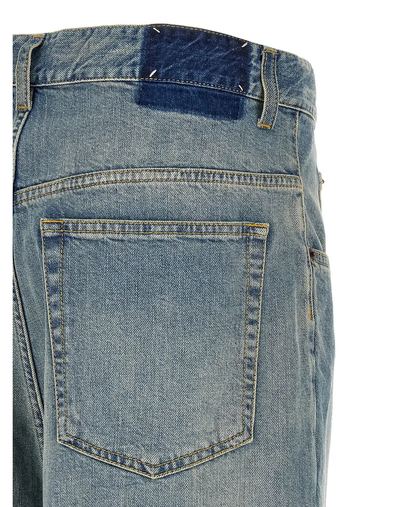 Maison Margiela Deconstructed Denim Jeans — Light Blue Light