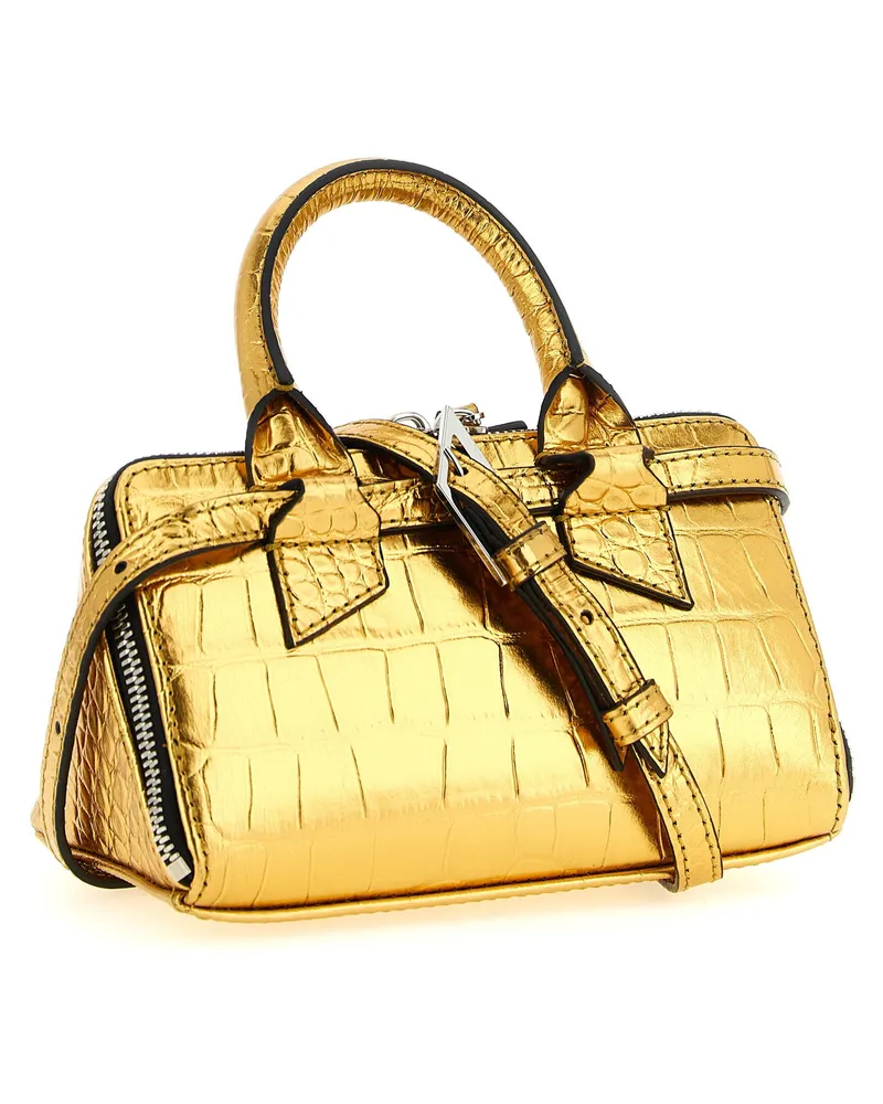ATTICO Friday Mini Bag — Gold Gold
