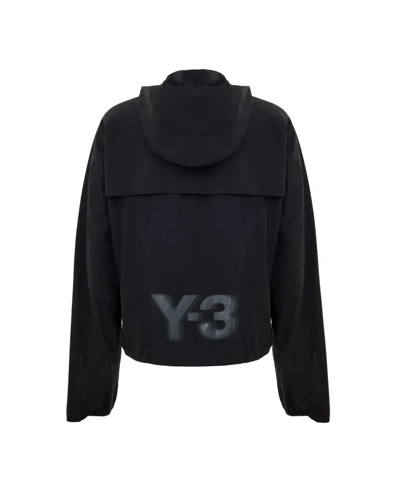 Y-3 Women's Black Polyamide Shell Jacket Clothing Black