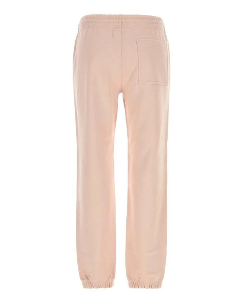 Burberry Women's Pastel Pink Cotton Joggers Bouquet Exterior: Pantaloni Trousers Pink