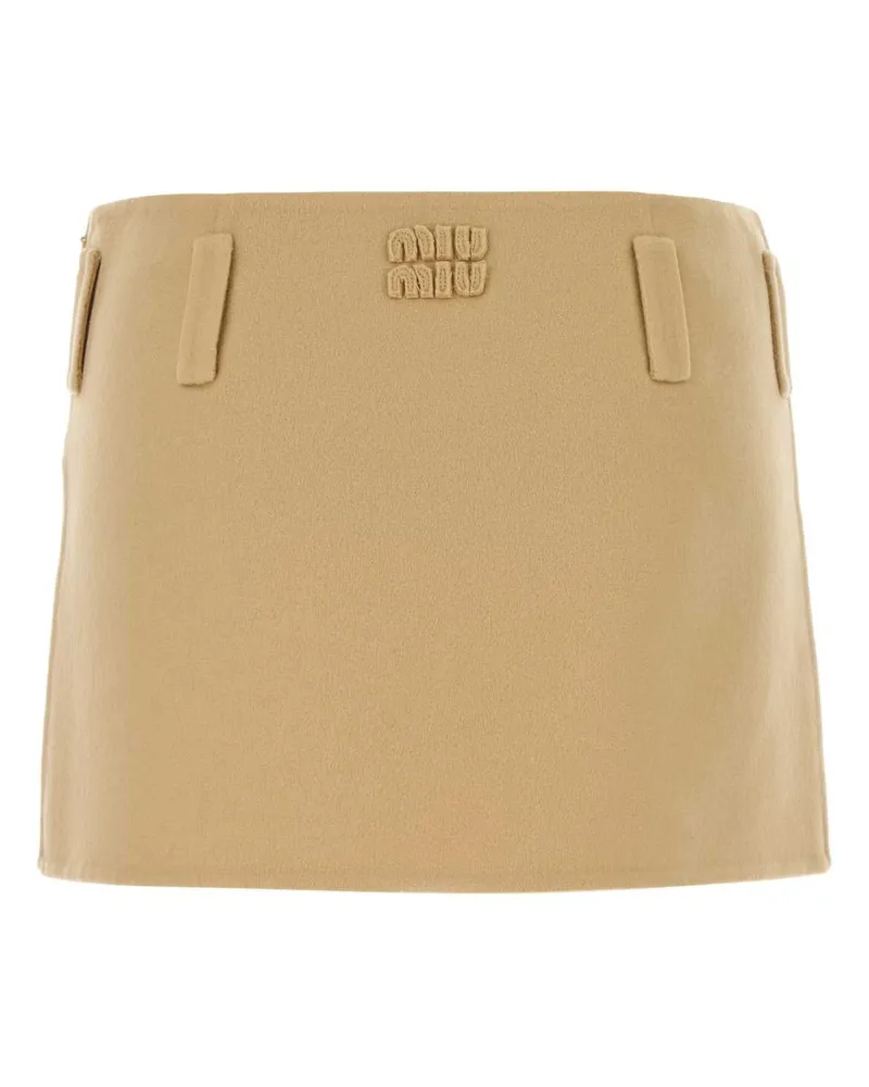Miu Miu Mini Skirt — Yellow Yellow