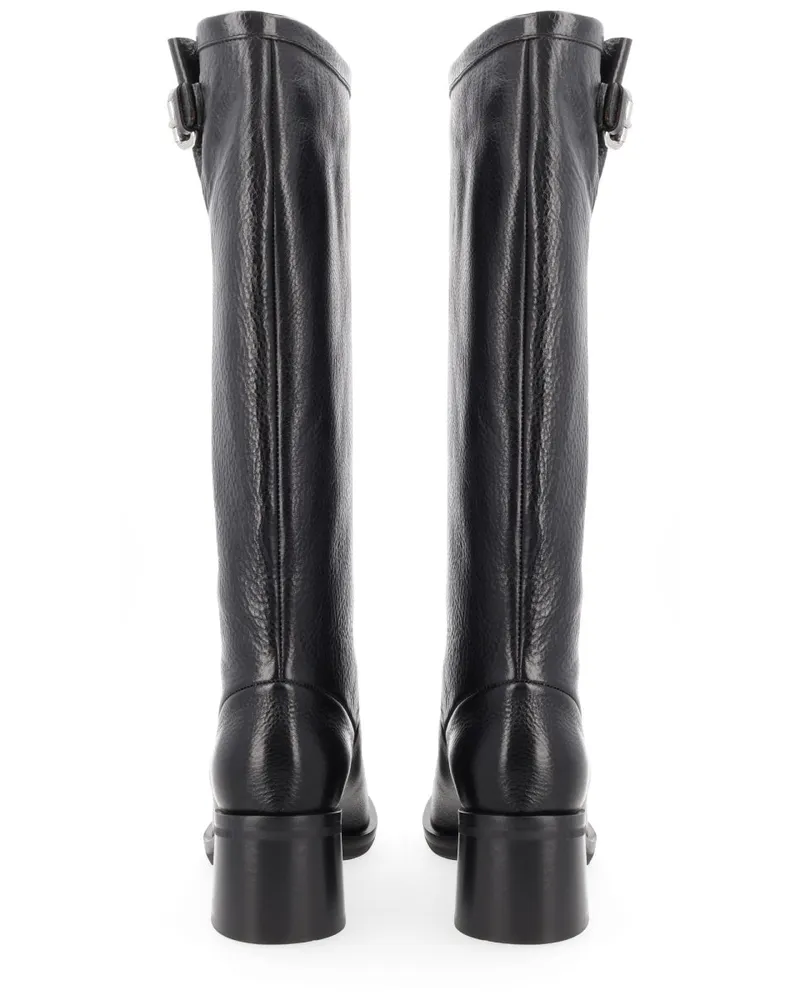Our Legacy Cow Leather Boots — Black Black